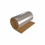 Мат ламельный из полос минеральной ваты приклеенных к подложке из алюминиевой армированной фольги ЛАМЕЛЛА МАТ (AL), РОКВУЛ