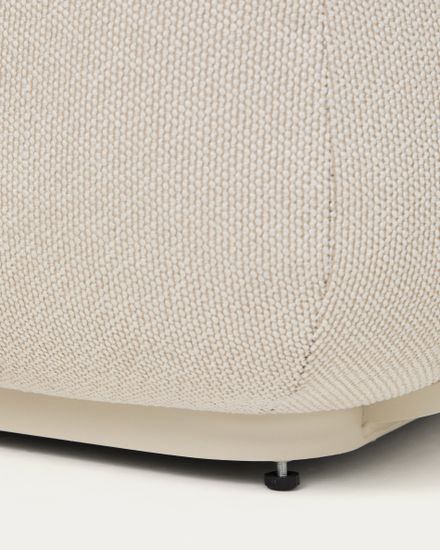 Уличный 3-х местный диван Tamaris из алюминия цвета экрю, 217 см