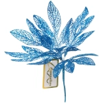 Ветка декоративная «Сказочный листопад» 25 см, Голубой