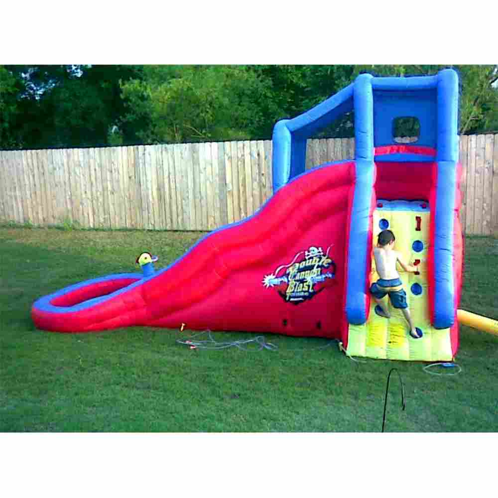 Коммерческий надувной водный батут с бассейном «Лазурная горка» 5*3*3 м