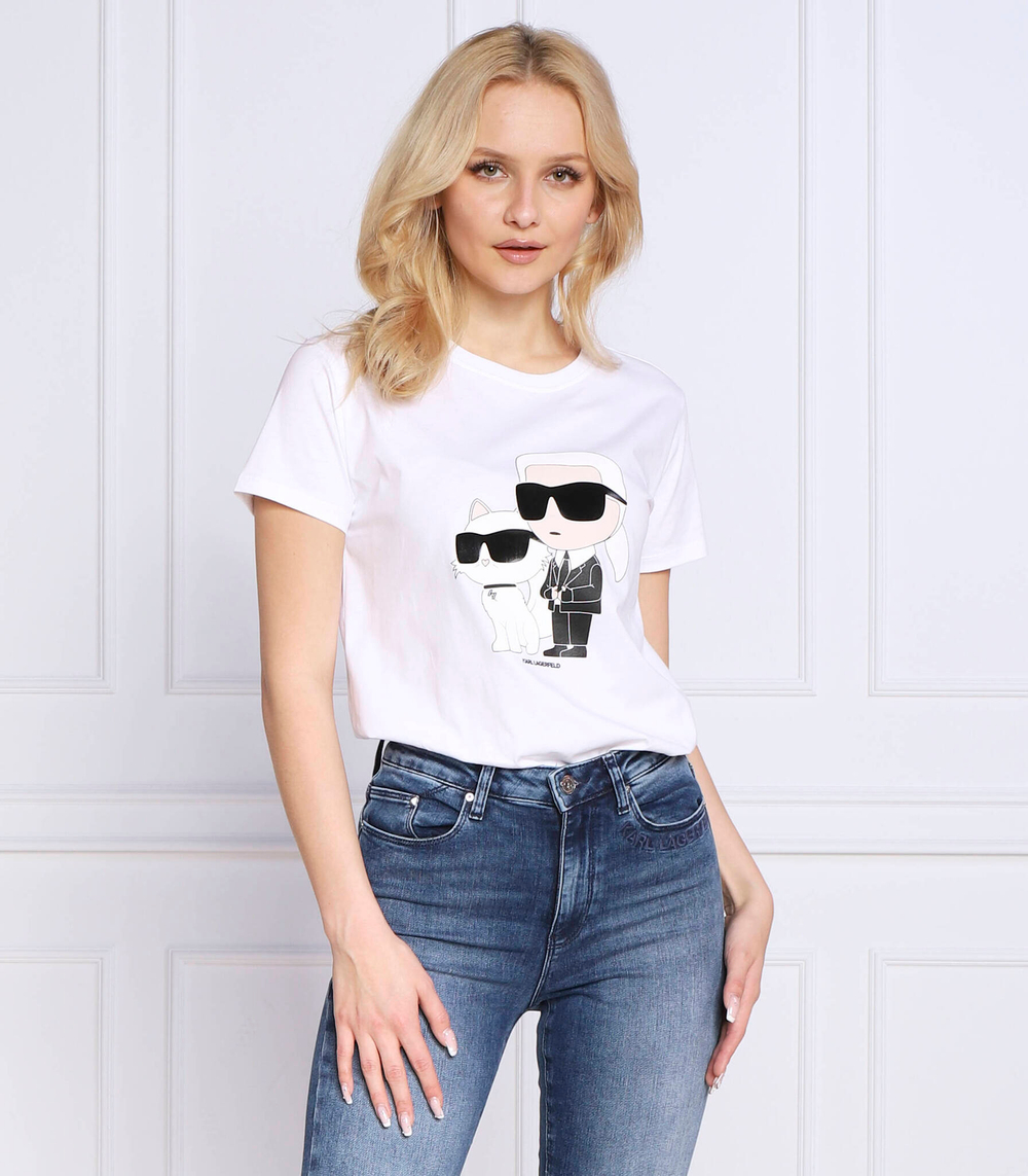 футболка ikonik 2.0 Karl Lagerfeld - белый(230W1704)