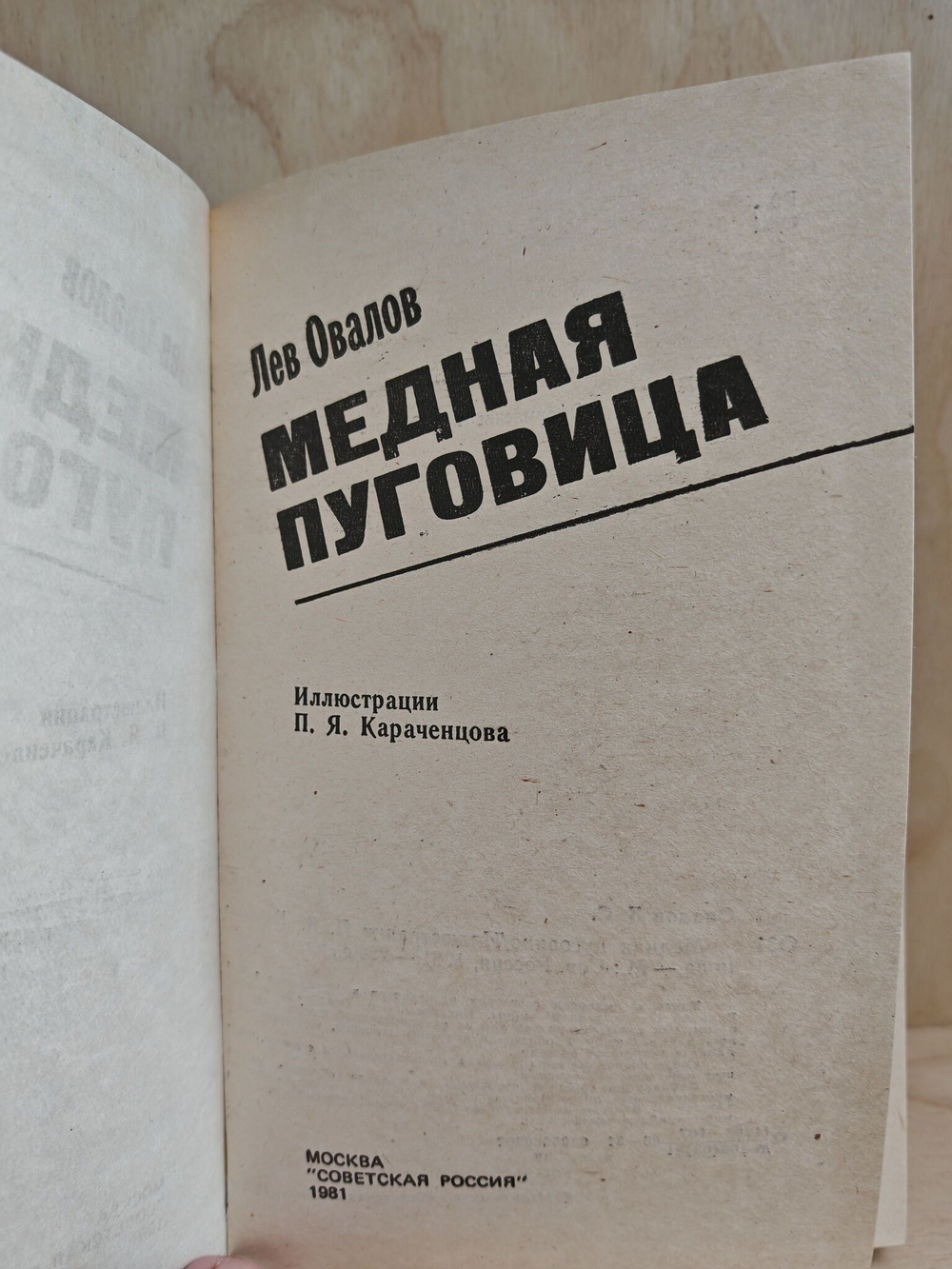 Медная пуговица