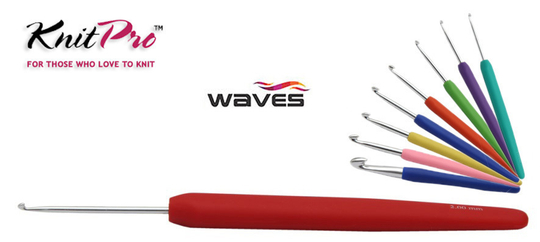 Крючок для вязания с эргономичной ручкой KnitPro Waves
