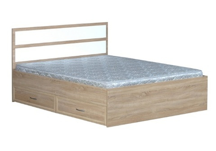 Кровать 1200-2 с ящиками (К)