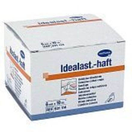 IDEALAST-HAFT: 93% хлопок, 5% полиамид, 2% эластан;  10 м х 6 см; без латекса