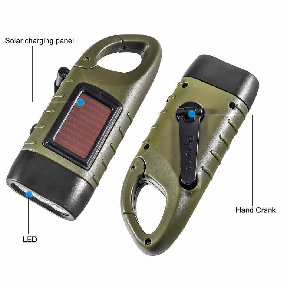 Фонарь с динамо-машиной Dynamo Tac Flashlight Camo