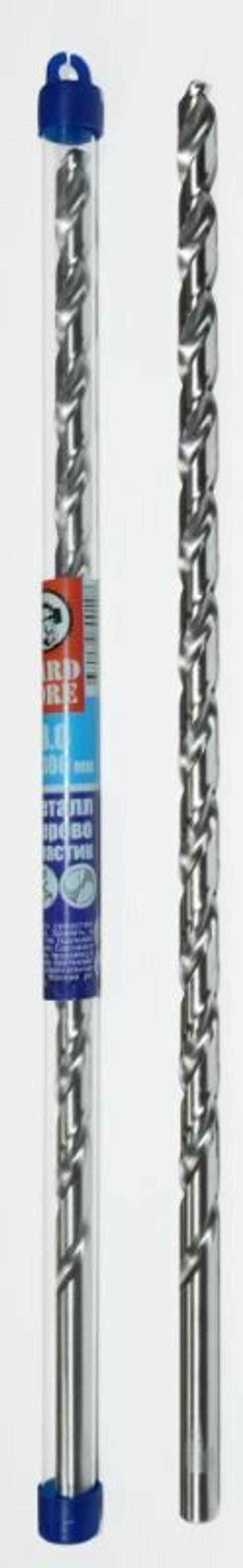 Сверло по мет. HSS фрез. с шаговой заточкой  8.0х300мм Extra Long / Hardcore 145080