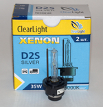 Лампа D2S 5000K ксеноновый свет Clearlight 2шт