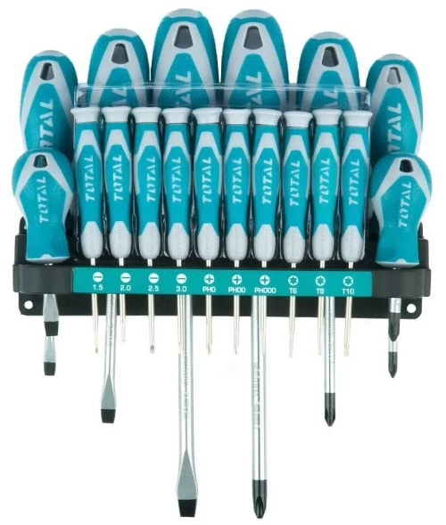 Набор отвёрток 18 шт, с подвесом. THT250618