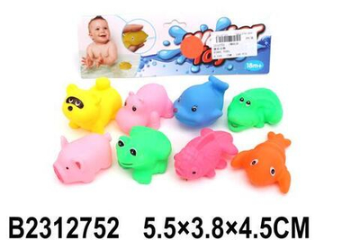 Набор игрушек для ванной 8шт, пакет W8618