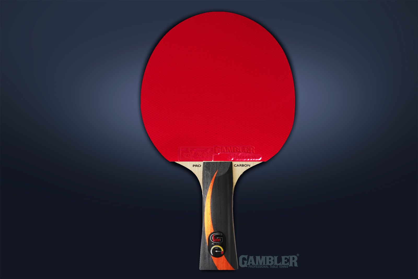 Ракетка Gambler X FAST CARBON X3D (коническая) фото №3