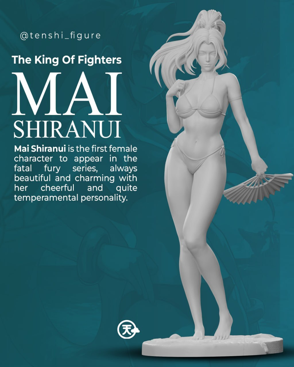 Май Сирануй Король бойцов Фатальная ярость Mai Shiranui King of Fighters Fatal Fury Фигурка