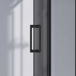 Душевая дверь Комо-Н (Como-N) VDS-4CN130CGB, 1300, черный, стекло тонированное