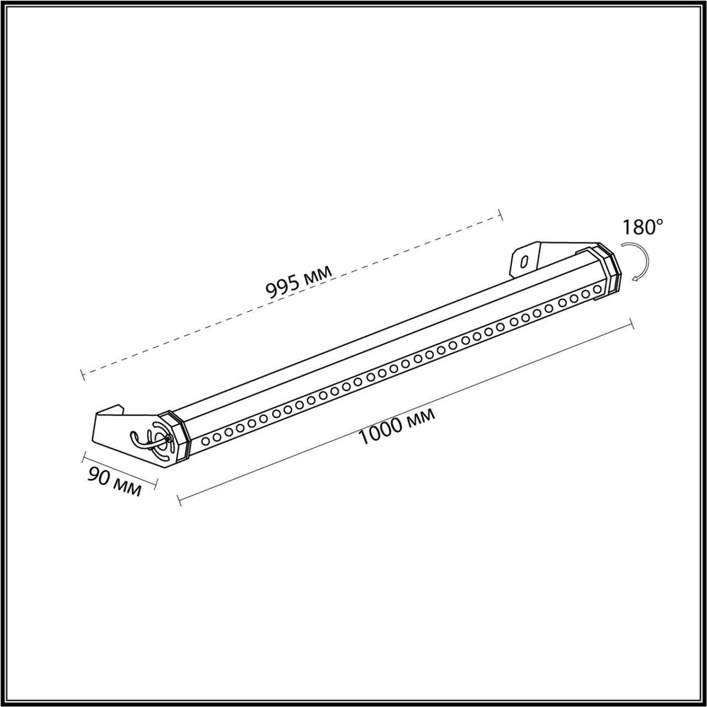 Накладной светильник ODEON LIGHT 7040/10WL