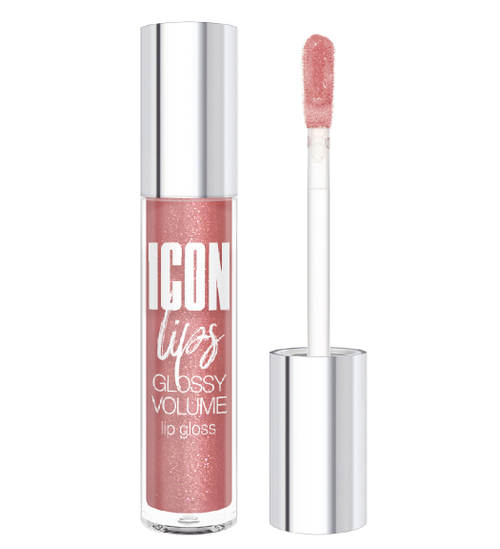 LuxVisage Блеск для губ с эффектом объёма Icon Lips Тон 506 Caramel Beige 3,4 мл