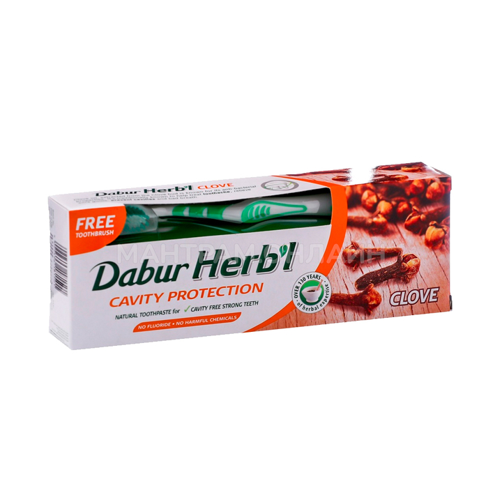 Зубная паста Dabur Clove Гвоздика + зубная щетка 150 г