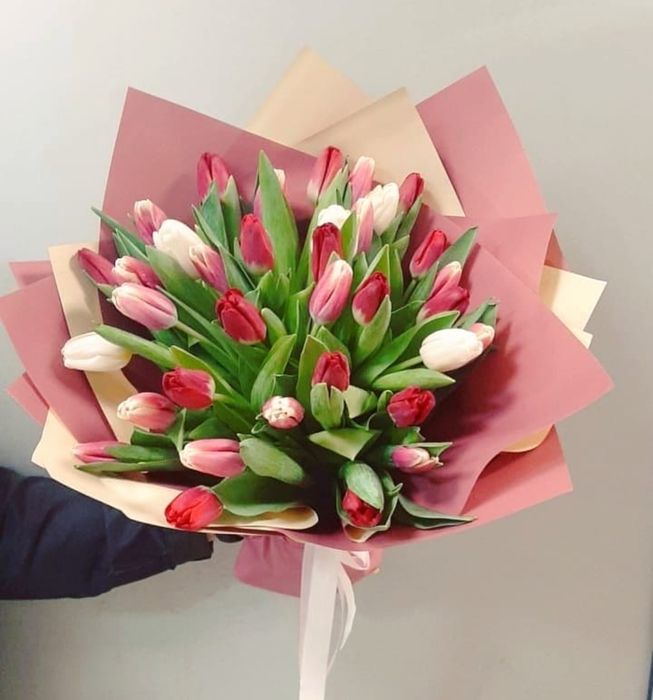 Букет 29 тюльпанов (Б-181)