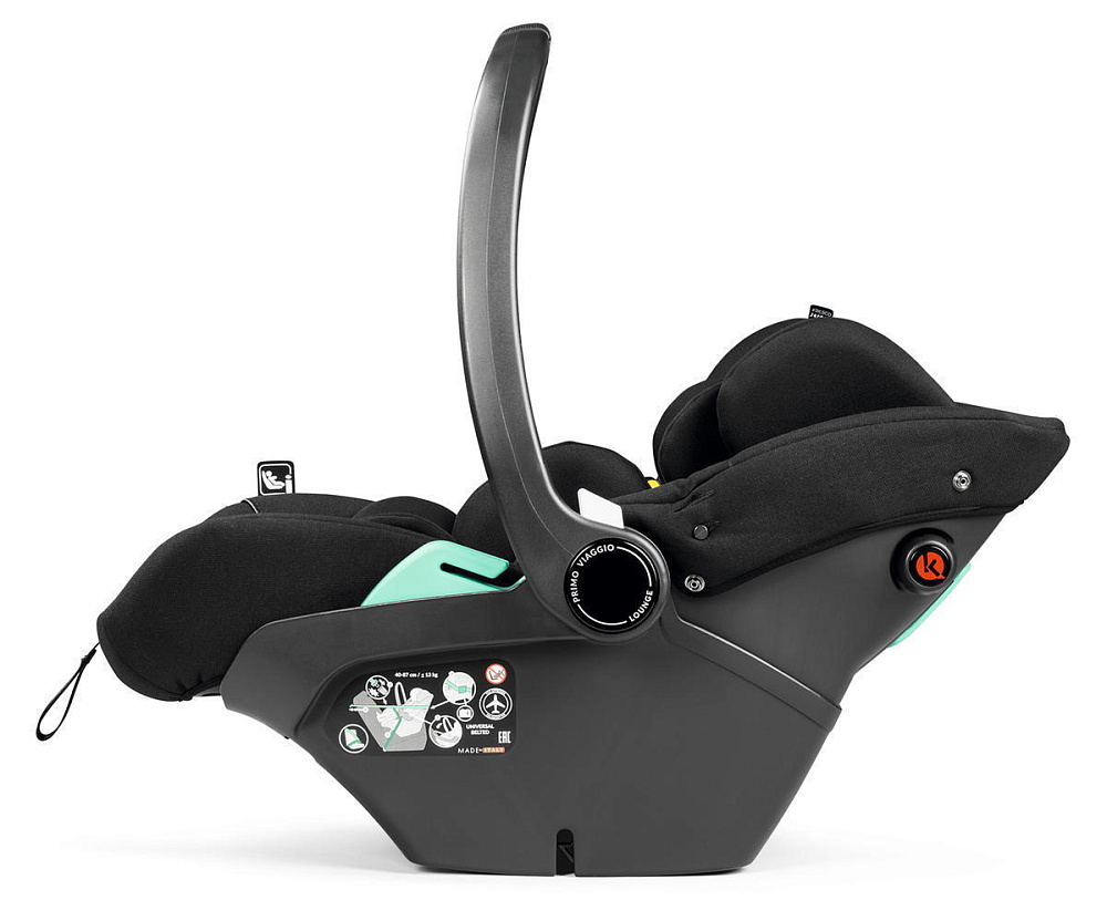 Коляска Peg Perego Veloce New Belvedere Lounge 3 в 1 True Black