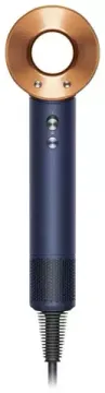 Фен Dyson Supersonic HD07 с кожаным чехлом, синий/медный (Prussian blue/Copper) EU