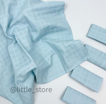 Комплект муслиновый, Голубая сталь