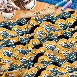 Ткань премиум атлас призрачные облака