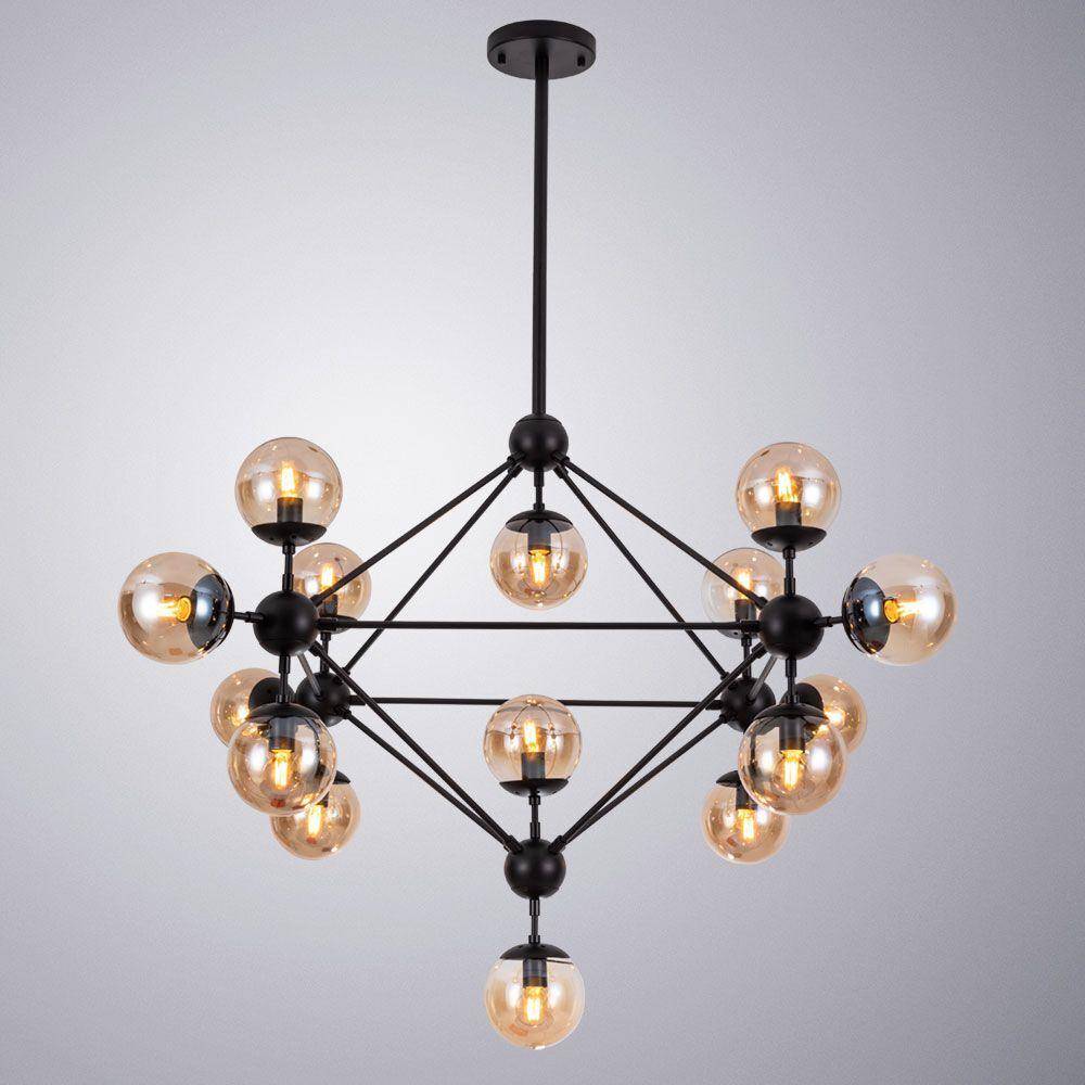 Люстра на штанге Arte Lamp A1664SP-15BK