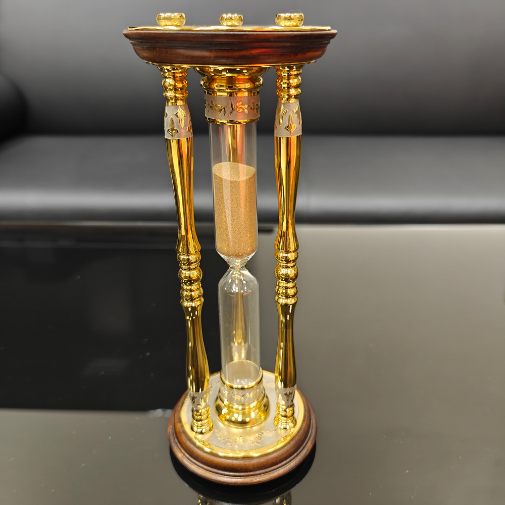 Песочные часы "Эксклюзивные" (Златоуст) 20 мин. в футляре