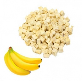 Банан сублимированный кусочки. 25 гр.