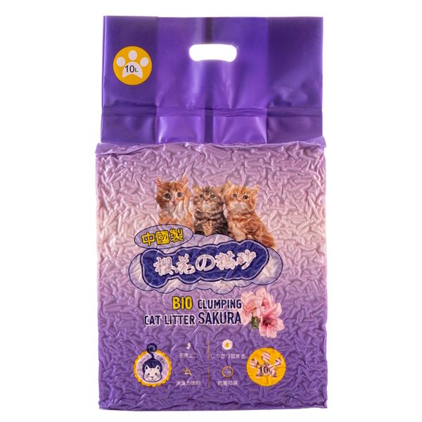 Наполнитель для кошачьего туалета, HAKASE AREKKUSU, Сакура