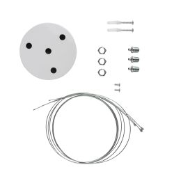 Светильник LED ЭРА Geometria SPO-151-W-40K-030 Delta 30Вт 4000К 3000Лм IP40 600*600*80 белый подвесной | Декоративные светильники Geometria