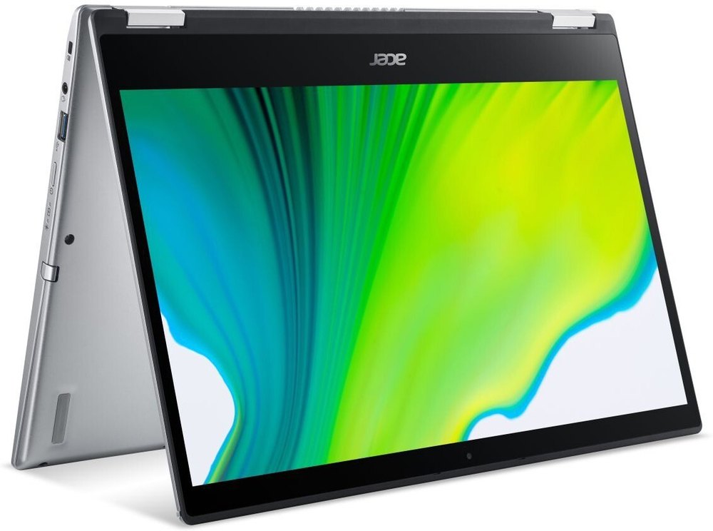Ноутбук Acer Spin 3 SP314-54N-58C3 14;(1920x1080)IPS/ i5-1035G4(1.1ГГц)/ 8Гб/ 256Gb SSD/ UHD Graphics/ Win10 Pro/ Серебристый NX.HQ7ER.002