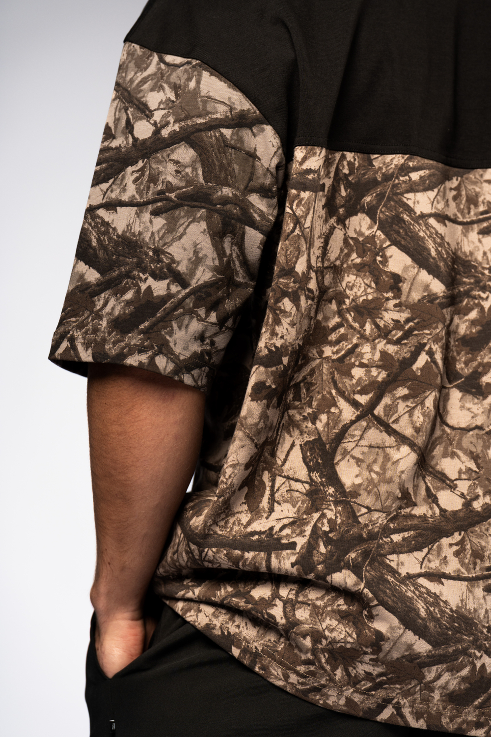 Футболка Oversized Tee POWER 898 LIGHT BROWN CAMO