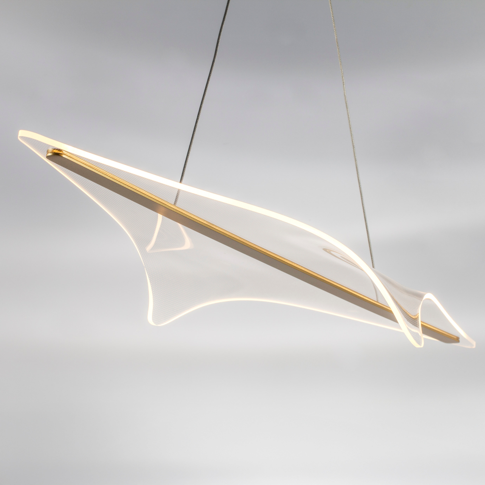 731313 Люстра VARESE 29W LED 2888LM 360G ЗОЛОТО 3000K