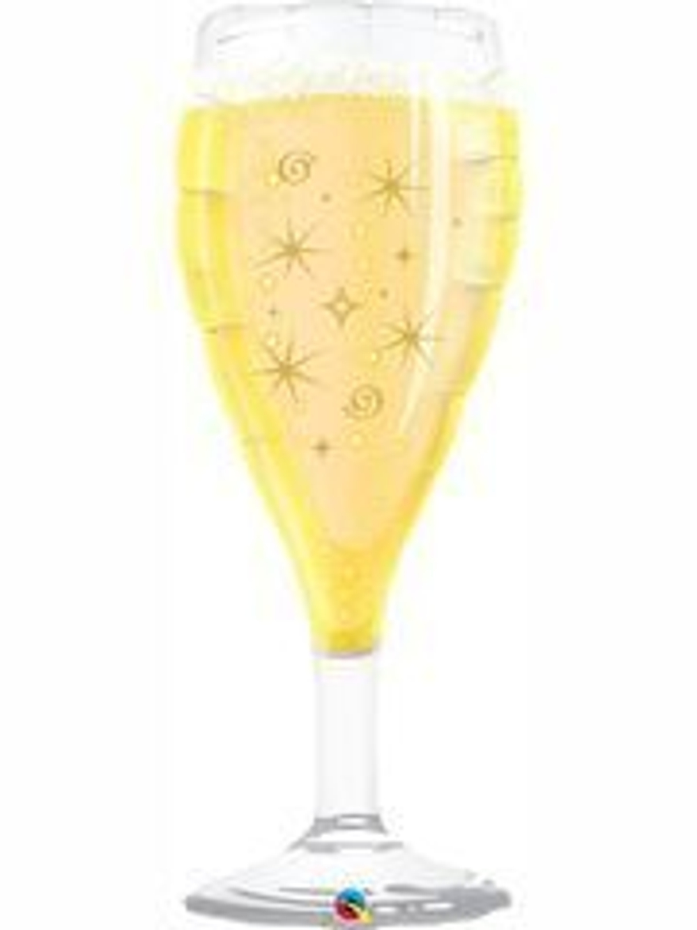 Q Фигура, Бокал шампанского, 39"/99 см, 1 шт.