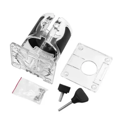 1 шт. Основание (база) для крепления кромочного фрезера насадка шаблон для фрезерования по дереву пазов БЕЗ ШЕСТЕРНИ