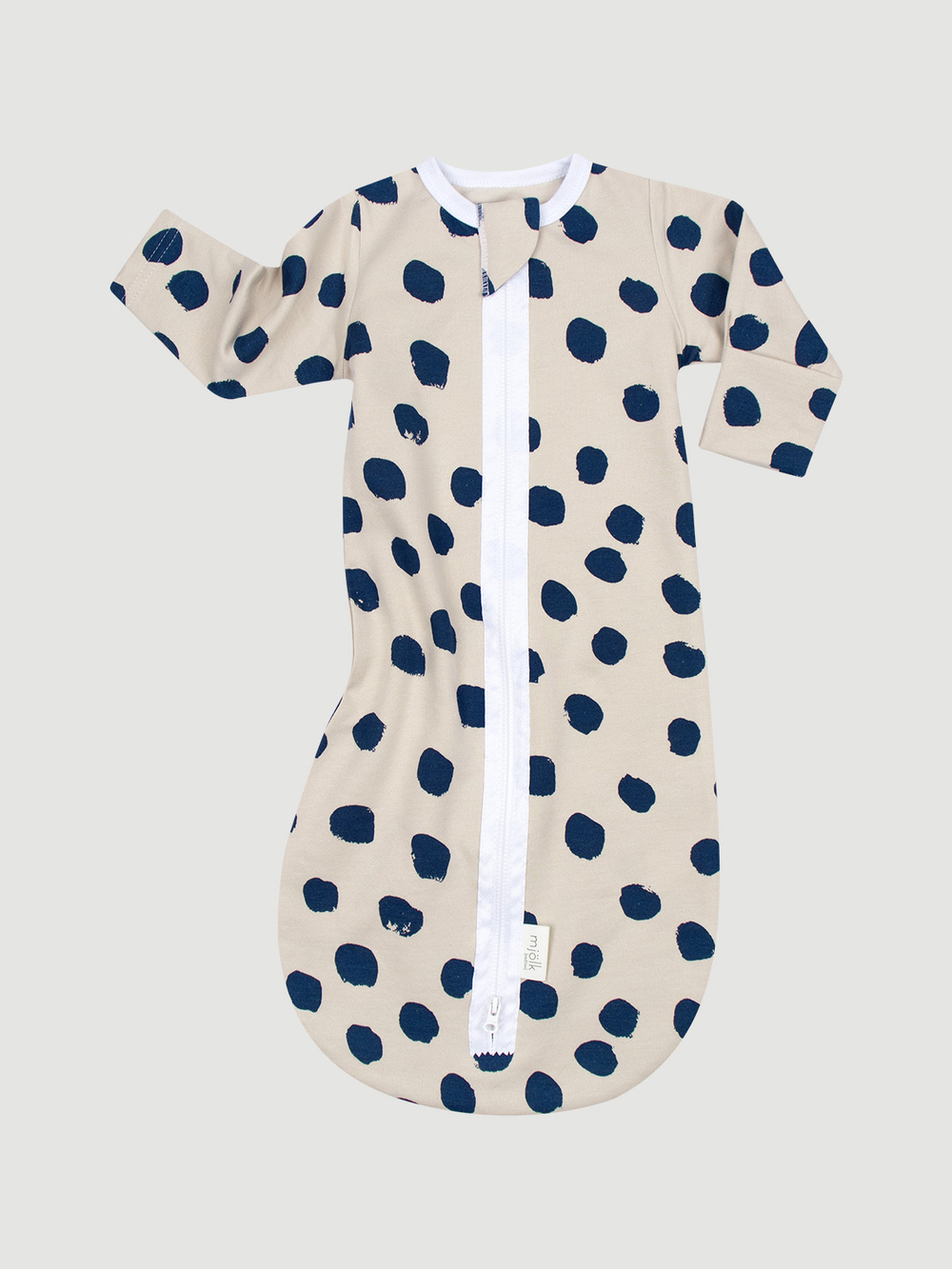 Утеплённый спальный мешок Mjölk Горошки