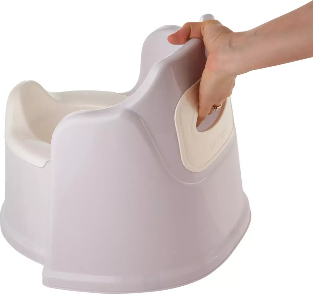 Горшок со спинкой Lalababy Protect Me серо-сиреневый LA1041СРН