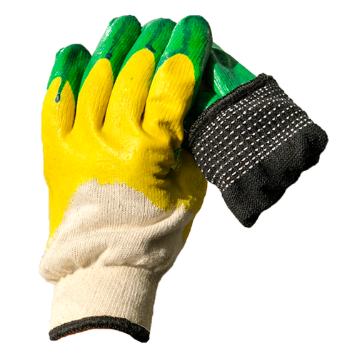 Перчатки с двойным латексным обливом утепленные