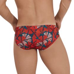 Мужские плавки красные с принтом Clever ORACLE SWIMSUIT BRIEF 115205