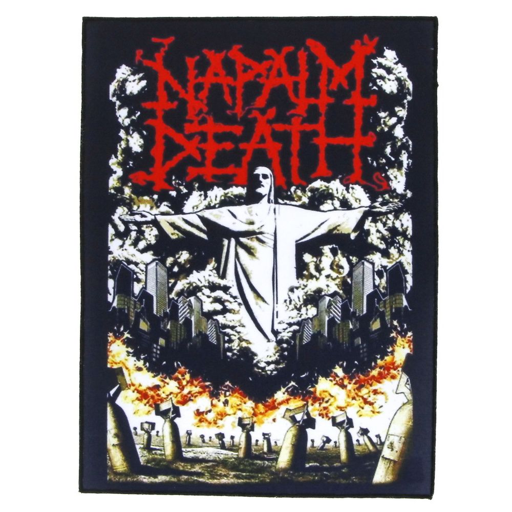 Нашивка спиновая группы Napalm Death