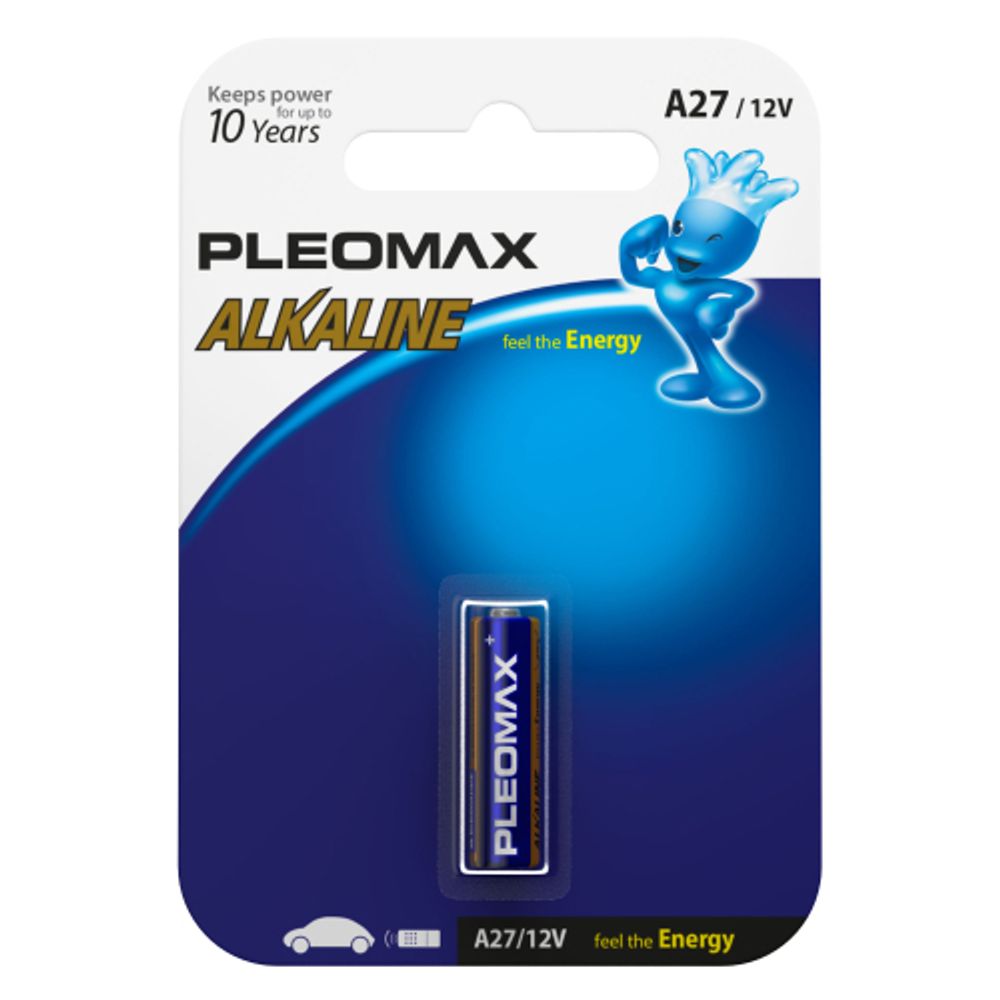 Батарейки Pleomax A27-1BL Alkaline | Батарейки Щелочные (Алкалиновые)