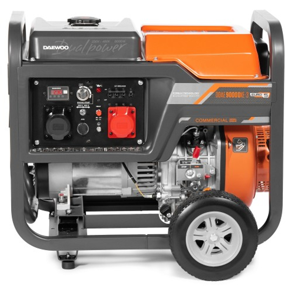 Генератор дизельный с воздушным охлаждением DAEWOO DDAE  9000DXE-3 открытая DDAE 9000DXE-3 (2024)