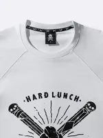 Лонгслив Hardlunch Fork and Knife белый