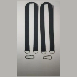 Комплект креплений для детских качелей, гнездо, гамаков, подвесного кресла, стропы с карабином, нагрузка до 150 кг, 2 штуки