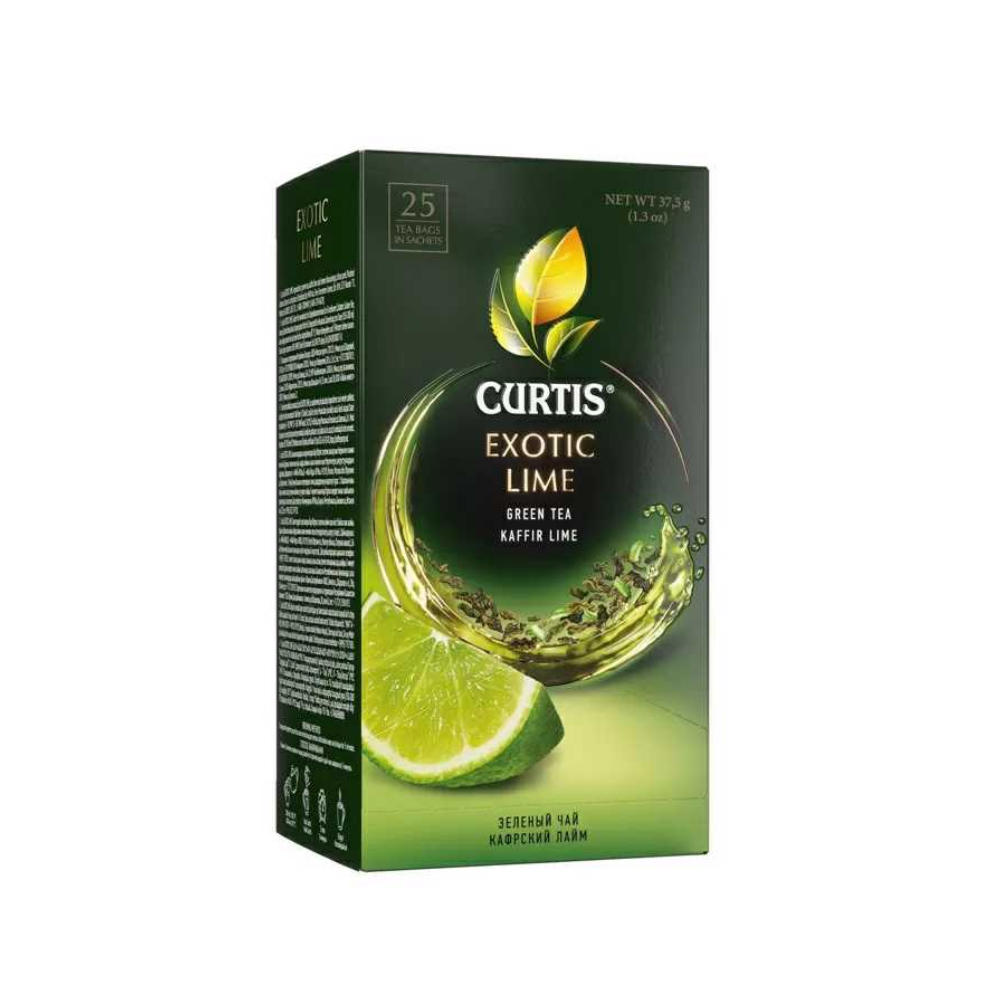 Чай зеленый Curtis Exotic Lime 25 пакетиков