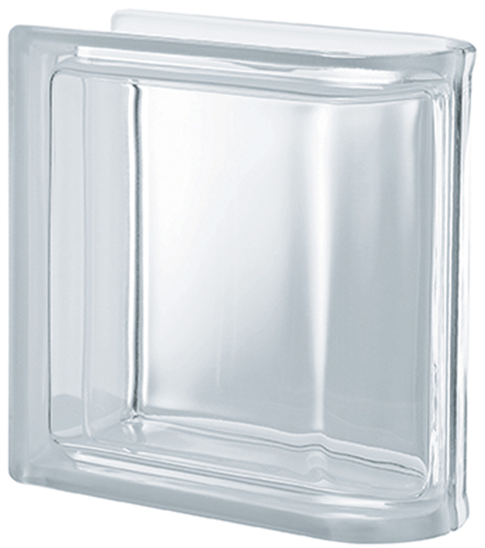 Торцевой стеклоблок бесцветный гладкий Vetroarredo Neutro TER Lineare  купить