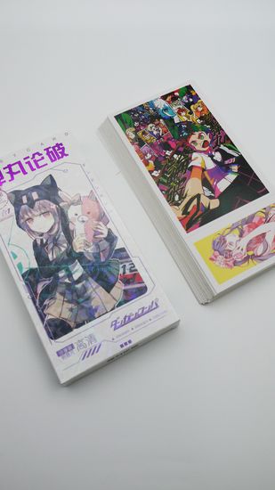 Набор открыток, карточек и наклеек "Данганронпа / Danganronpa", 188 предметов