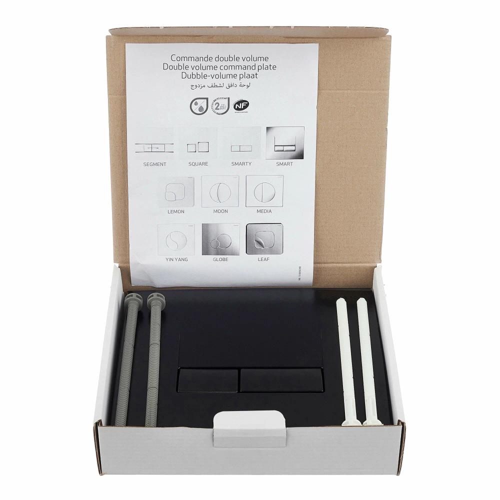 Кнопка для инсталляции Siamp Smarty 10003407 черная