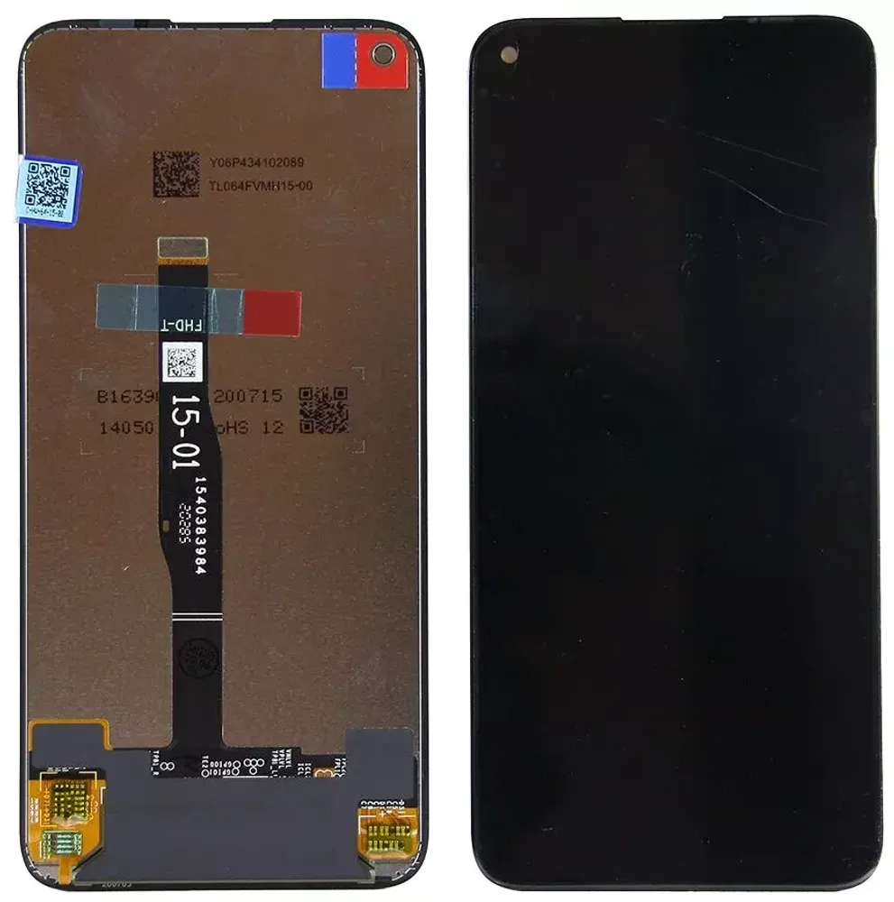 Дисплей для Huawei P40 Lite с тачскрином Черный - Оптима