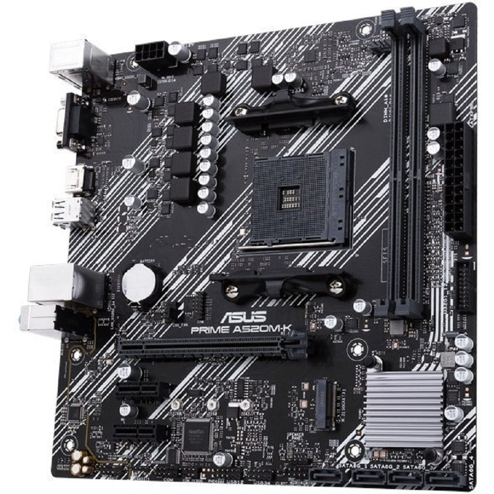 Asus PRIME A520M-K RTL {Soc-AM4 AMD A520 2xDDR4 mATX AC`97 8ch(7.1) GbLAN RAID+VGA+HDMI}